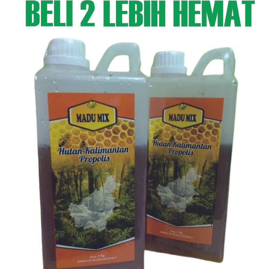 

Paket 2 botol Madu Mix Hutan Kalimantan 1kg