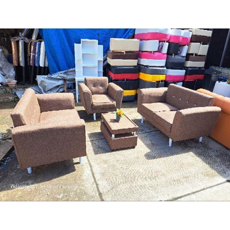 (COD) Sofa Retro Minimalis Set / Sifa Retro 3 Seater / Sofa Retro Ruang Tamu