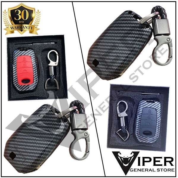 Case Carbon Smartkey Cover Key Kunci Toyota Fortuner Venturer Innova