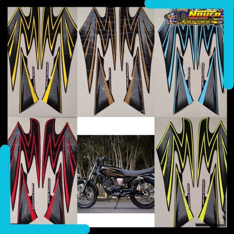 STRIPING RX KING 2003 CUSTOM PREMIUM STICKER RX KING berkualitas mantap lightnaziashop