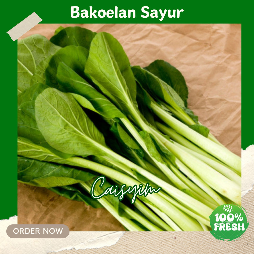 

SAWI HIJAU SEGAR CAYSIM CESIM FRESH 200GR