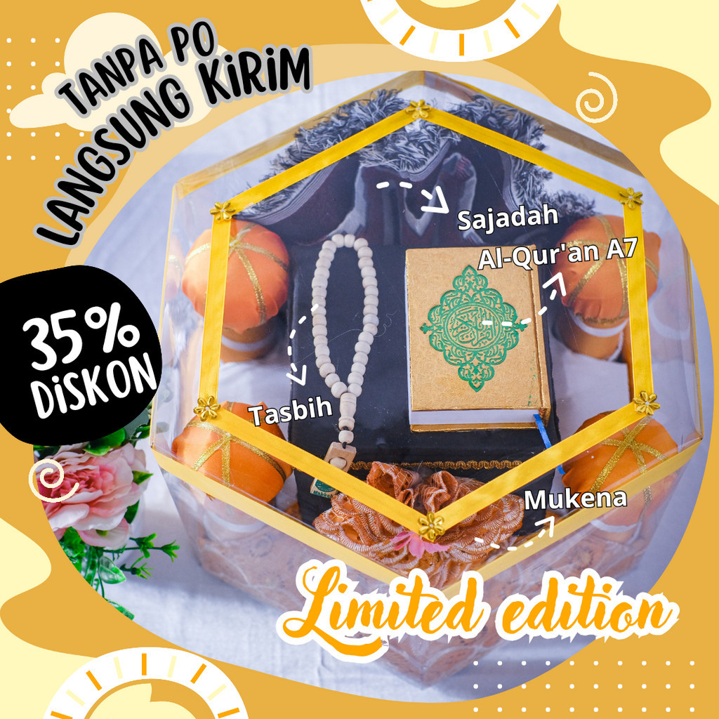 seserahan seperangkat alat sholat/ alat solat seserahan/ paket seserahan pernikahan/ alat sholat ses