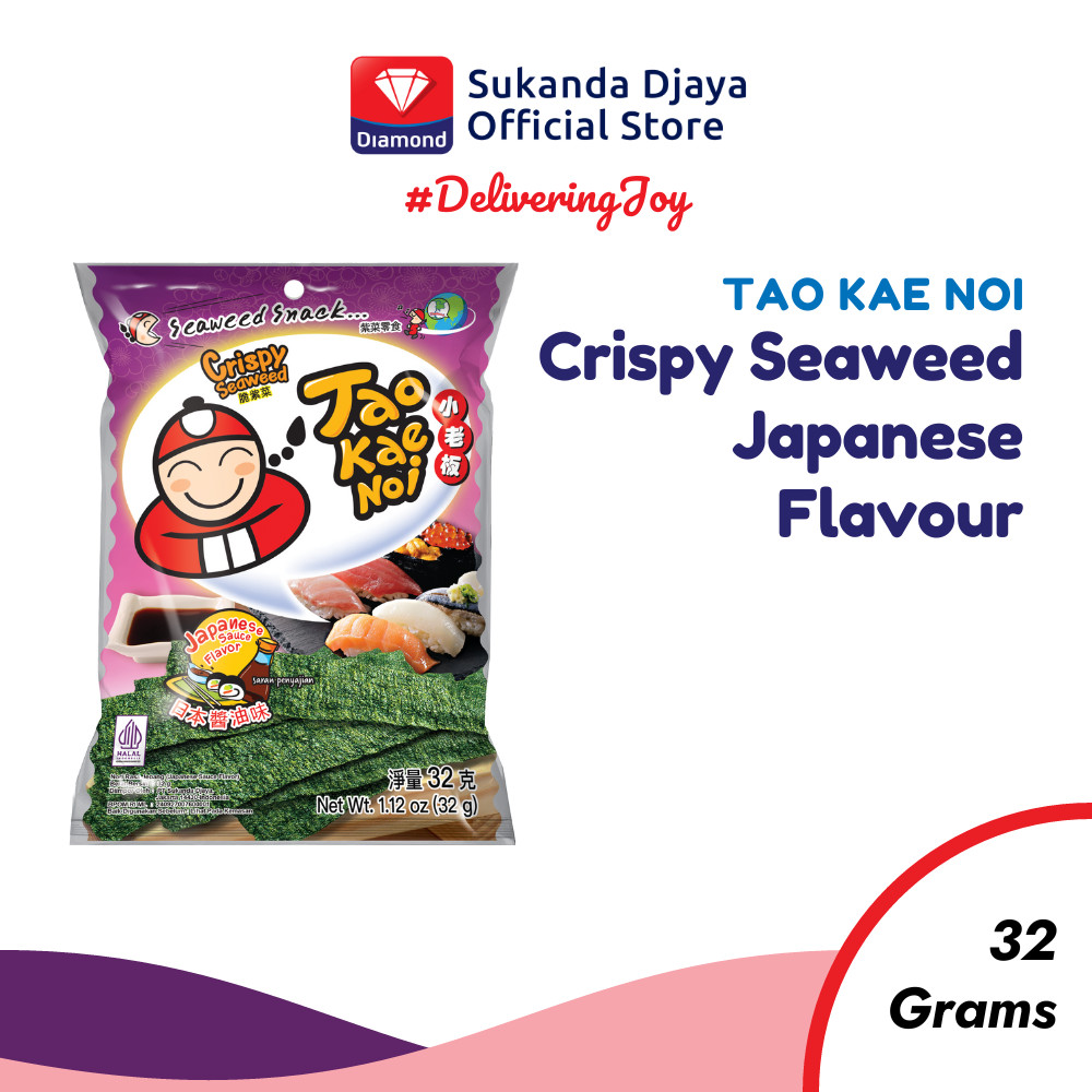 

Tao Kae Noi Crispy Seaweed Japanese Flavour 32 Gr