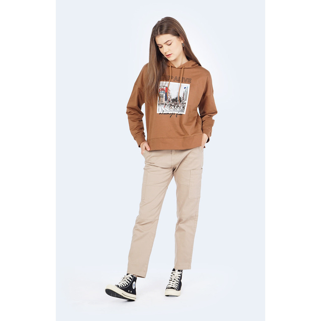 Logo Jeans - Celana Wanita Cargo Trisha 43055L5KH