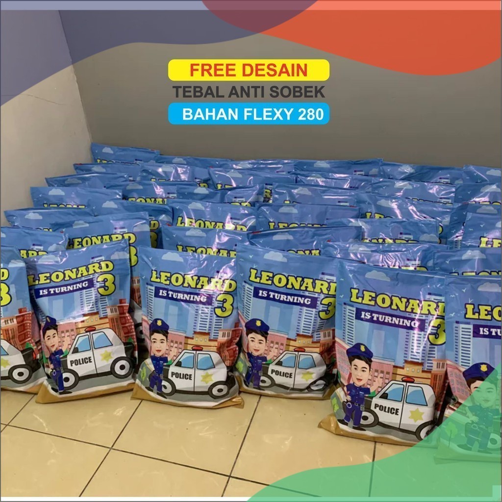 

POUCH SNACK JUMBO (KEMASAN SNACK ULANG TAHUN) Tas Ultah Tas Lebaran Tas Natal
