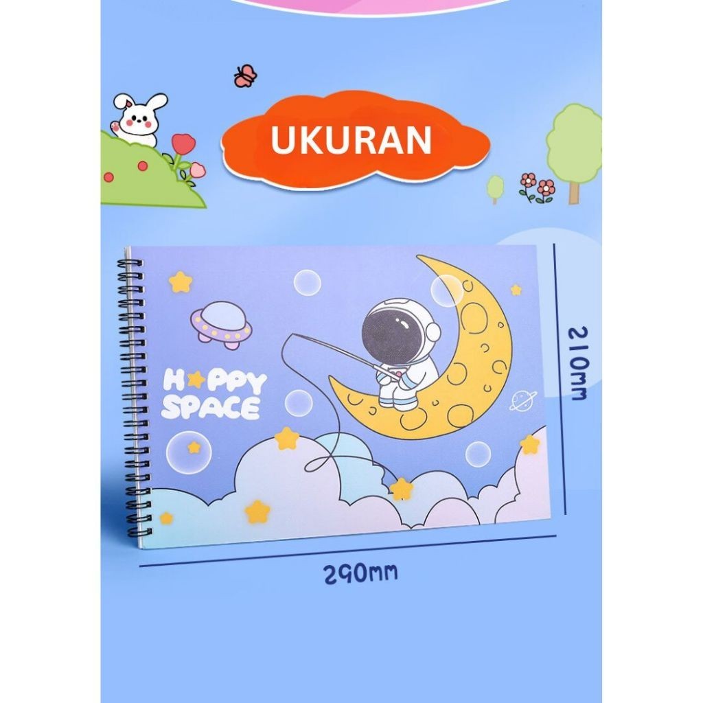 

JB - (30 Halaman) Buku Gambar / Sketsa / Lukis Ukuran A4 Drawing Book Belajar Mewarnai Anak STY7036