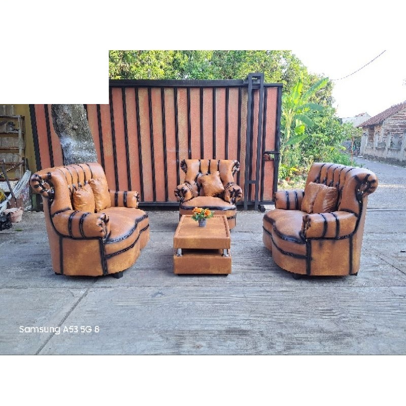 Sofa Jaguar Mini 221 / Sofa Tamu Minimalis Termurah Cirebon Kuningan Majalengka Indramayu Brebes Teg