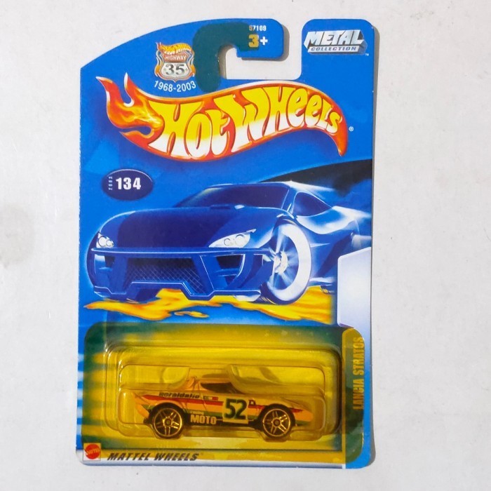 Hot Wheels Lancia Stratos kuning 2003