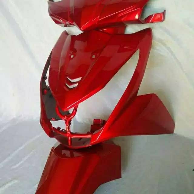 PAKETAN FULL BODY DEPAN BEAT FI 2013 - 2016 MERAH MAROON