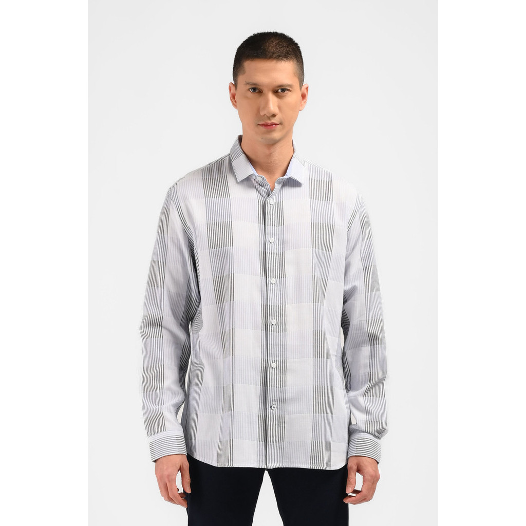 MOC Kemeja Lengan Panjang Pria NADAL-BLUE