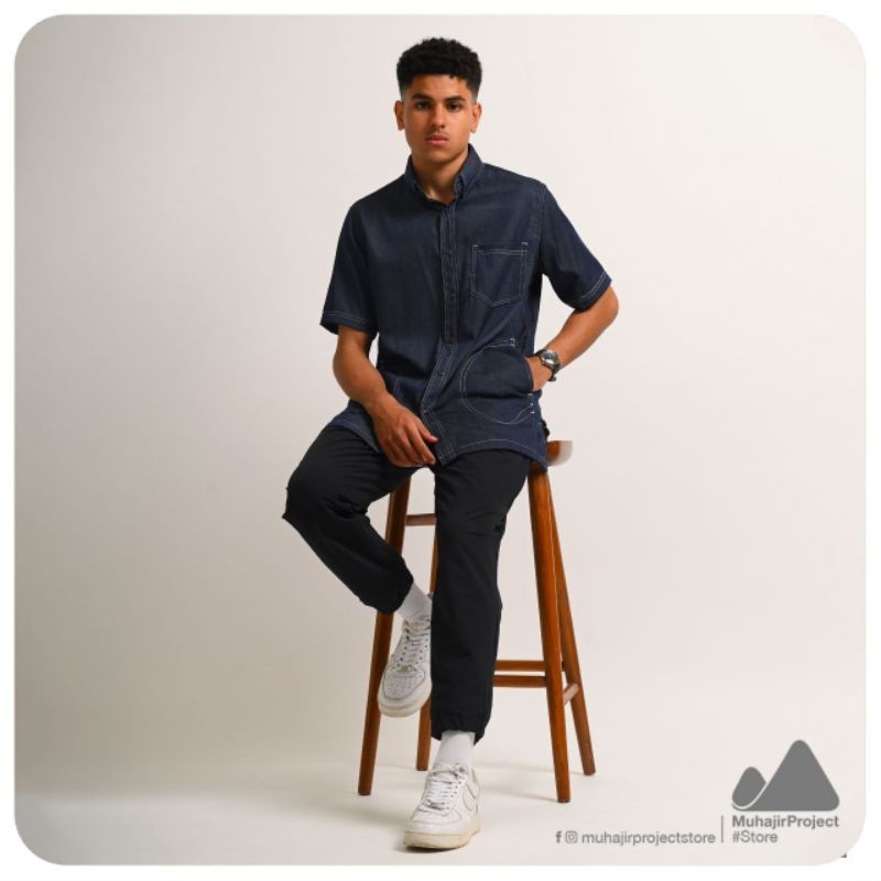 Azra Shirt Navy