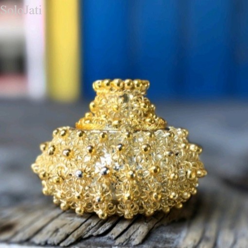 

Mendak Keris Mrutu Sewu Kuning Emas antik