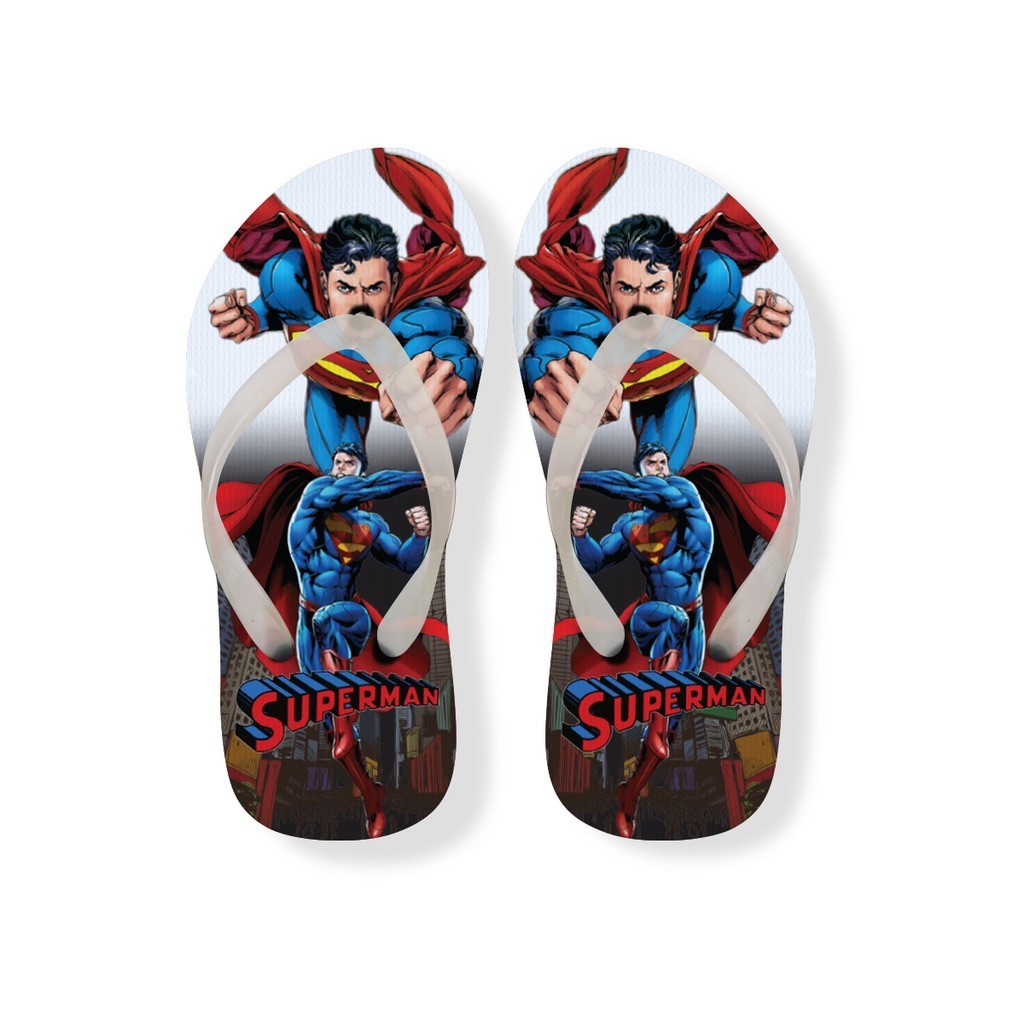 ❣️Promo❣️ Sandal Anak Laki Laki Kartun Superman | Sandal Superhero ❣️