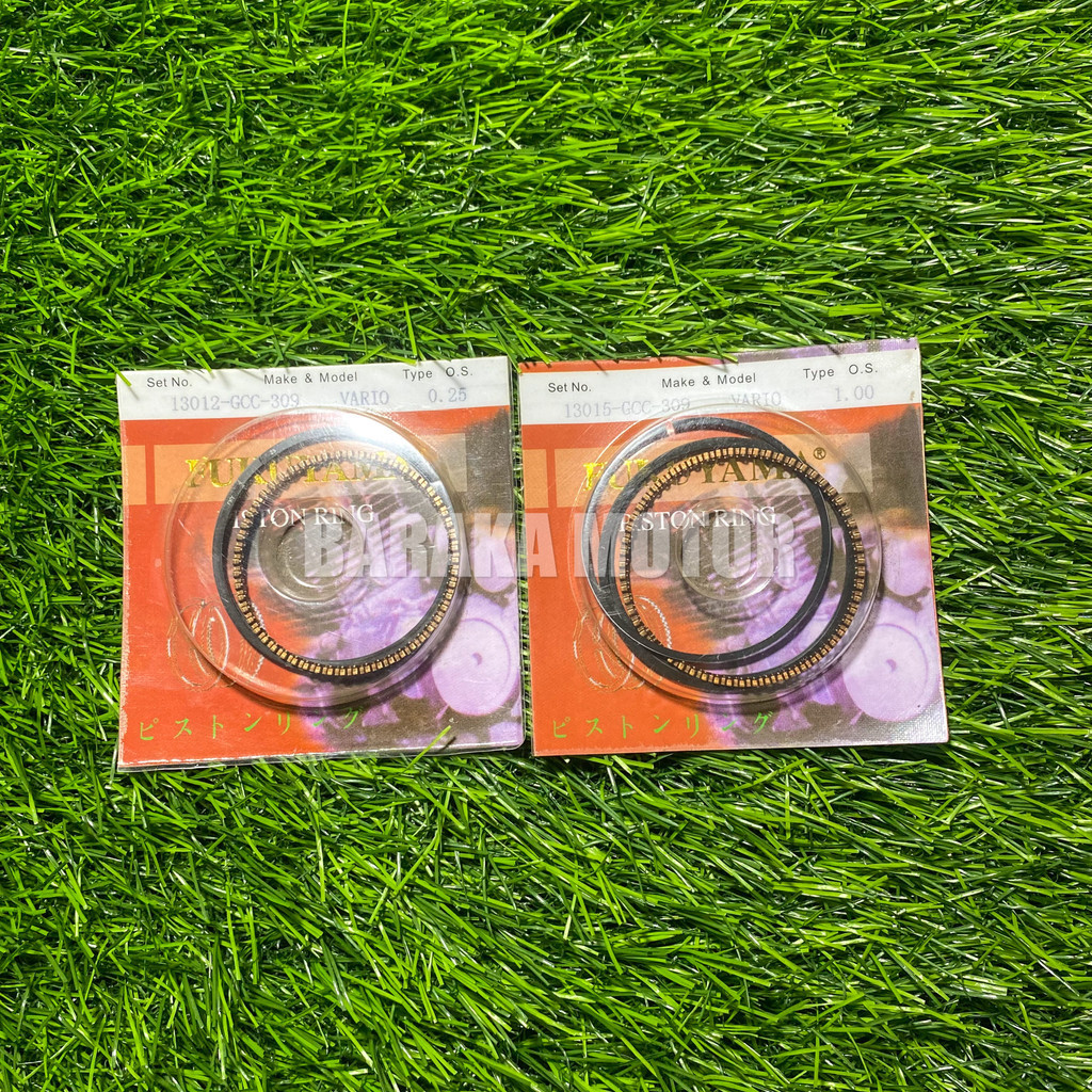 Ring Piston Ring Seher Honda Vario 110 Vario Techno 110 Original Fukuyama (OS 25/ OS 100)