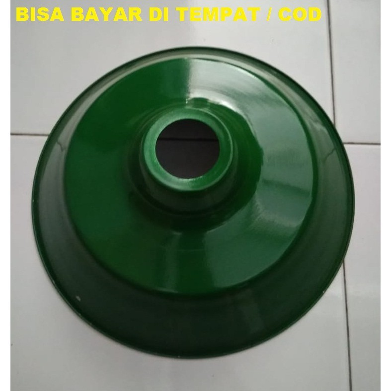 KAP LAMPU WARNA HIJAU GANTUNG  BESAR / FITTING BESI / LAMPU TIANG / KAP JALAN