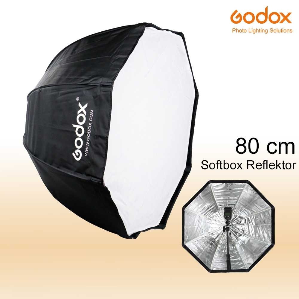 Godox Payung Softbox Reflektor Octagon 80cm Flash Speedlight