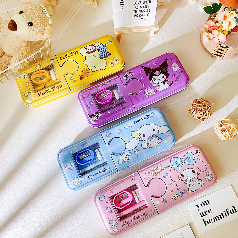 

(STR23) Kotak Pensil Set Sanrio Bening 2 Tingkat Lucu / Kotak Tempat Pensil Sanrio Magnet / Kotak Pensil Anak Sekolah