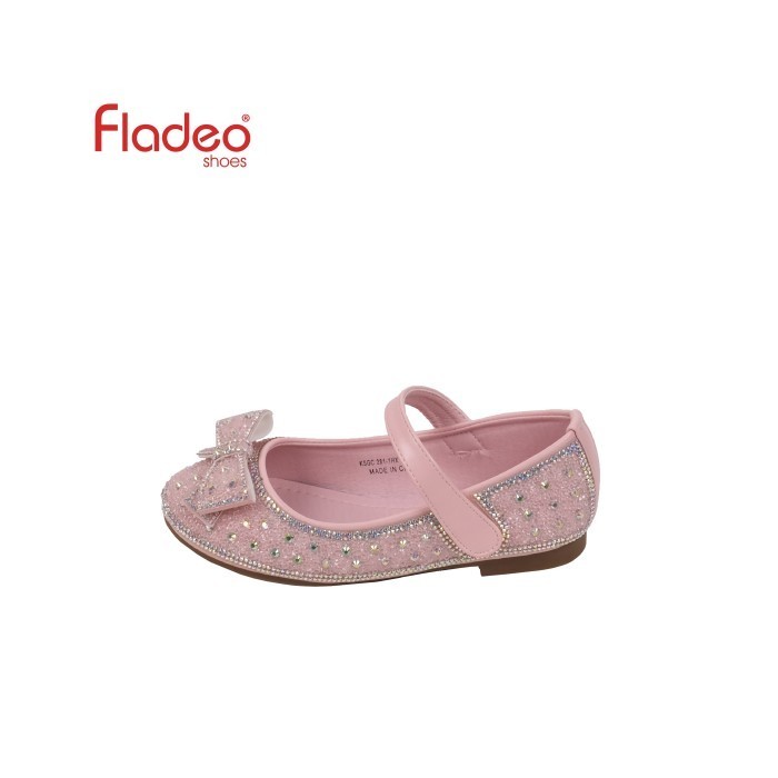 Fladeo G23/KSGC281-1HX/Sepatu Flat Anak Perempuan  Flat Shoes Kids  - BEIGE, 32