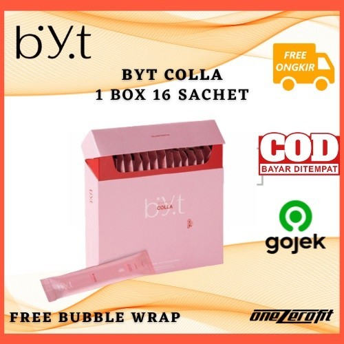 BYT Colla Glutathione Tripeptide  Collagen Kolagen 1 box isi 16 Sachet ORI ORIGINAL B12