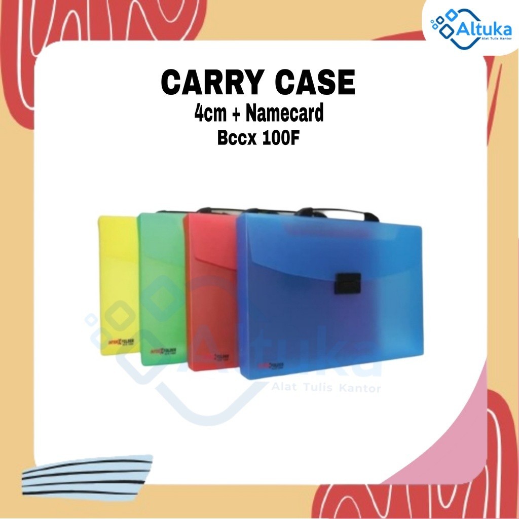 

Carry Case / Tas Jinjing Folio / Brief Bag 4cm + Namecard IXF 100F