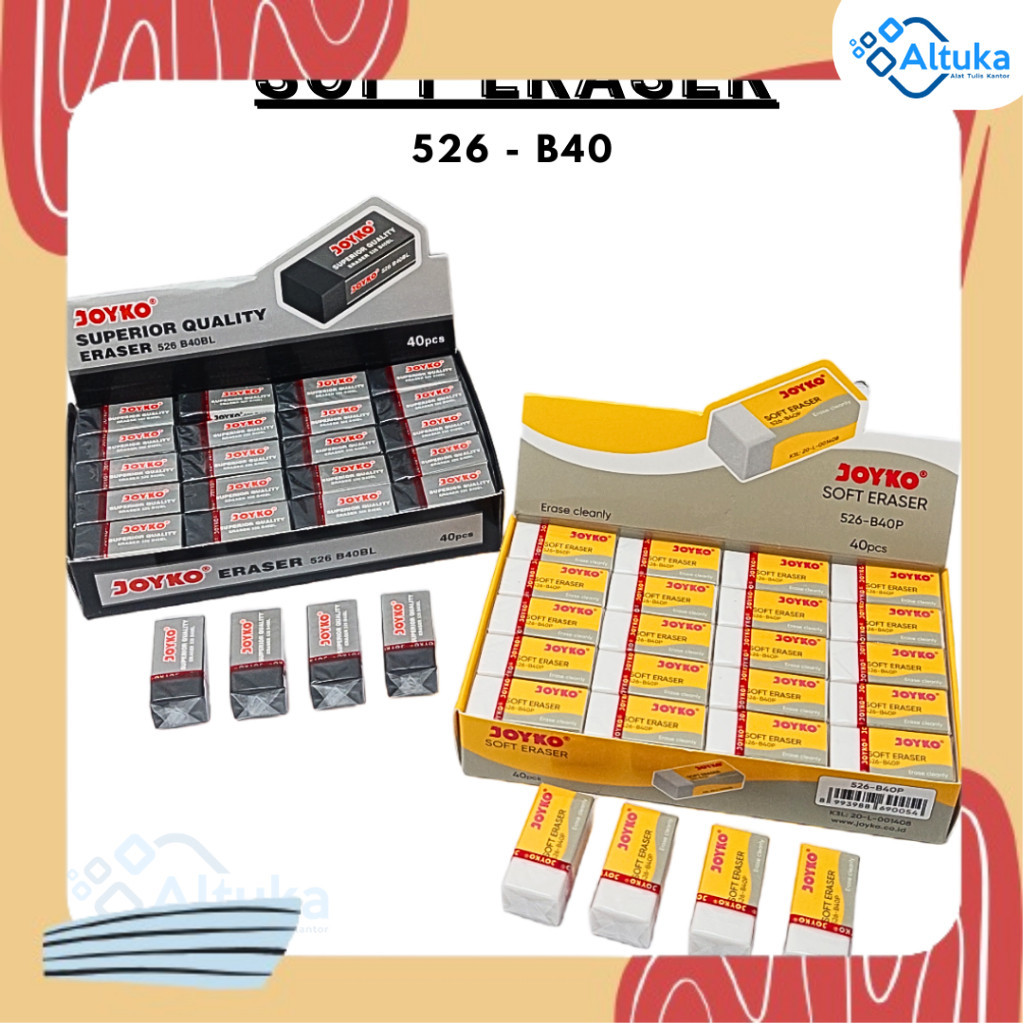 

Penghapus Putih / Eraser Stip Joyko B40 Ukuran Kecil