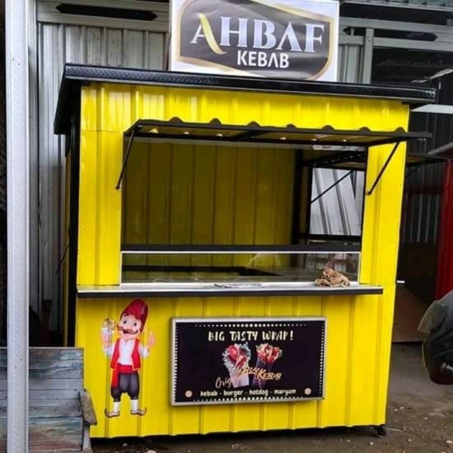 promo spesial Jual Booth Container Rombong Gerobak Kontainer Rombong Container Usaha