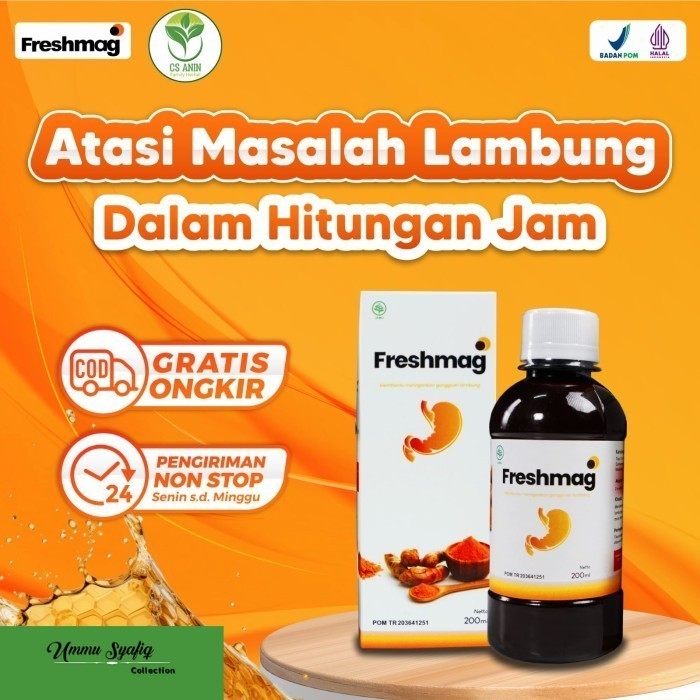 

Freshmag Madu Lambung - Obat Herbal Atasi Maag Asam Lambung & Gerd