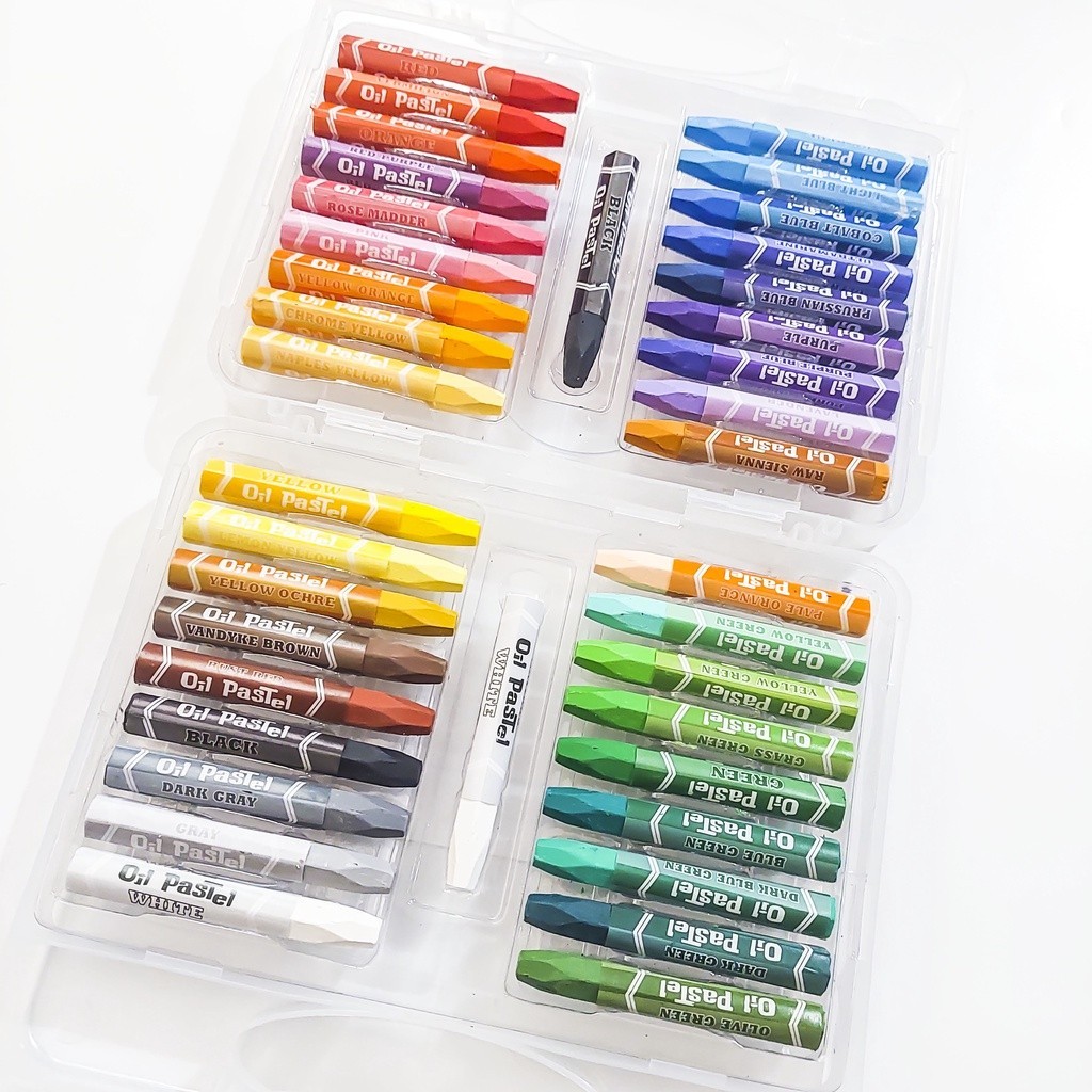 

Crayon isi 36 School Oil Pastels Colors Krayon Minyak Oil Pastel untuk melukis menggambar gambar bukan pensil tapi kerayon untuk KB TK SD berkualitas premium