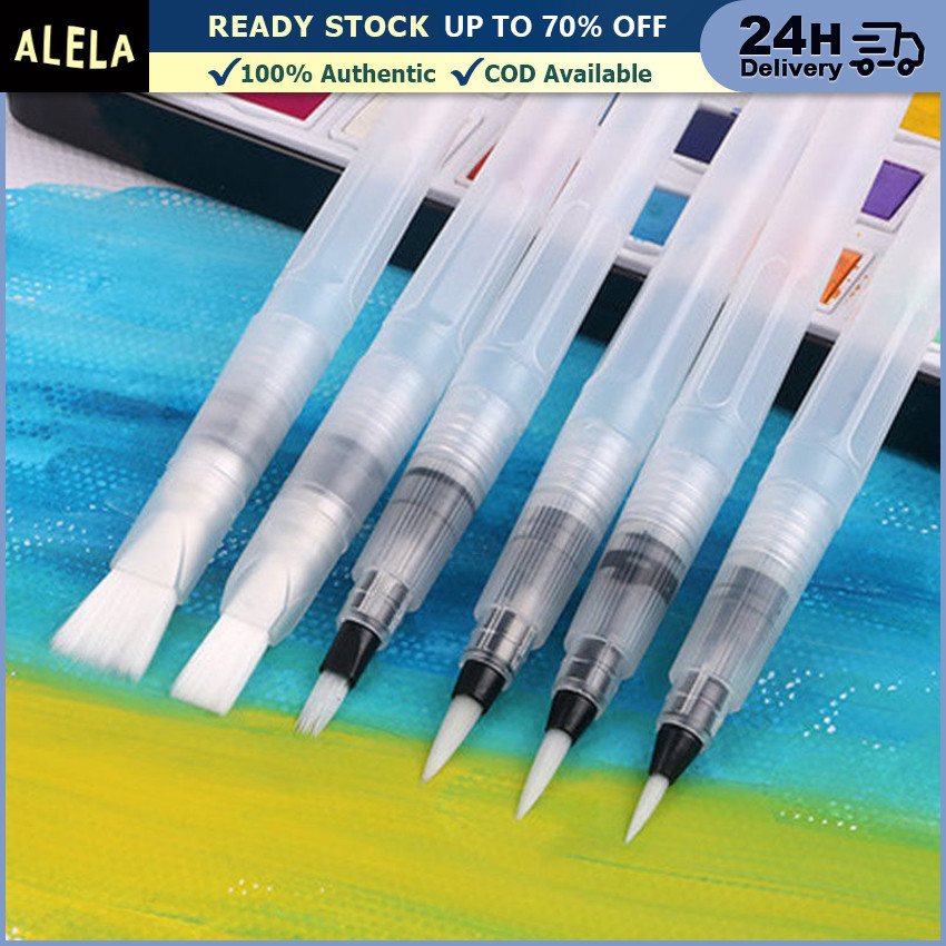 

Watercolor Brush Pena Kuas Lukis Cat Air Water Brush Ink Pen 185 mm
