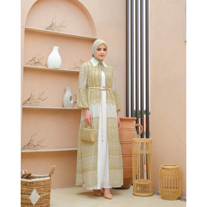 KIARA SET HIJAB PREMIUM GIES | SET GAMIS TERBARU | SET HIJAB KEKINIAN | BAJU GIES BUTIK | BAJU KONDA