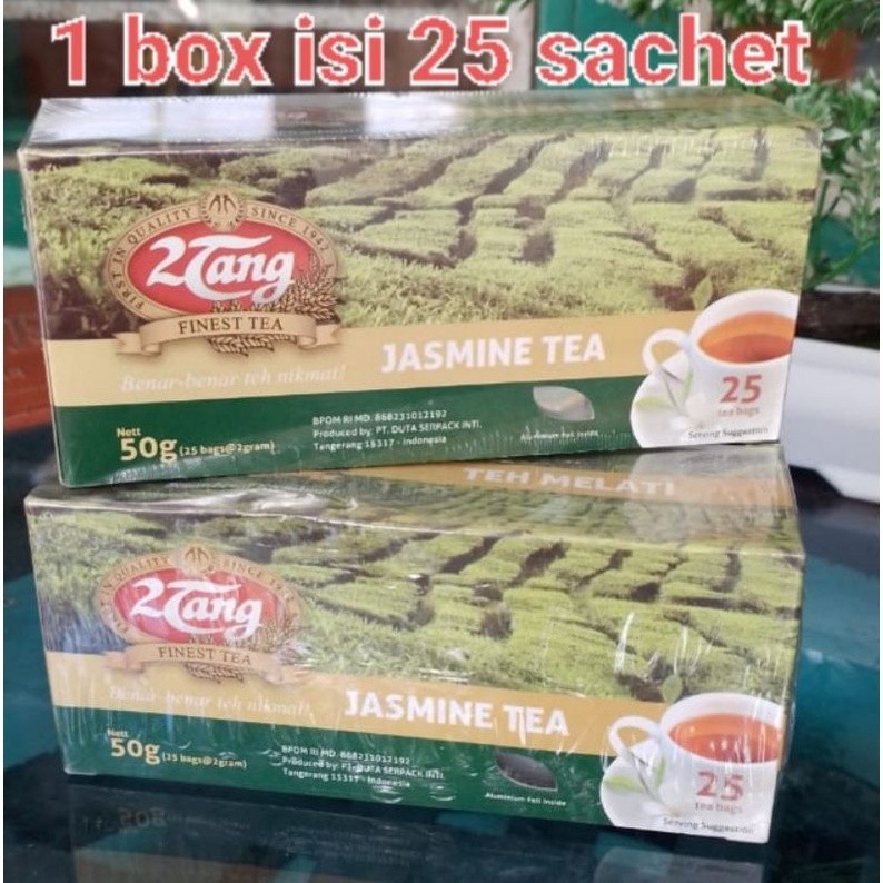 

Teh 2 Tang celup Jasmine 1box