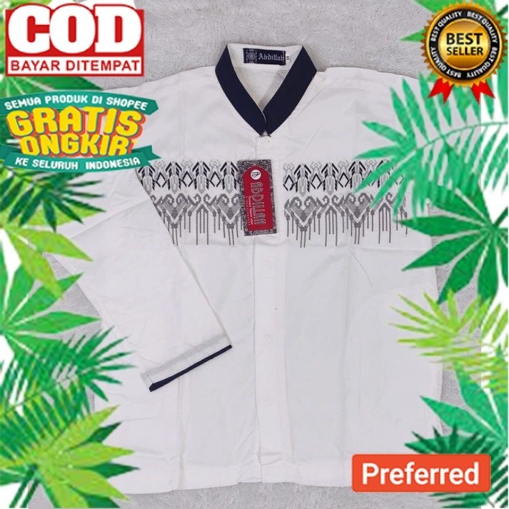 KOKO ANAK MILENIAL LENGAN PANJANG TERMURAH/ GROSIR BAJU KOKO MALANG//PROMO BAJU MUSLIM RAMADHAN MURA