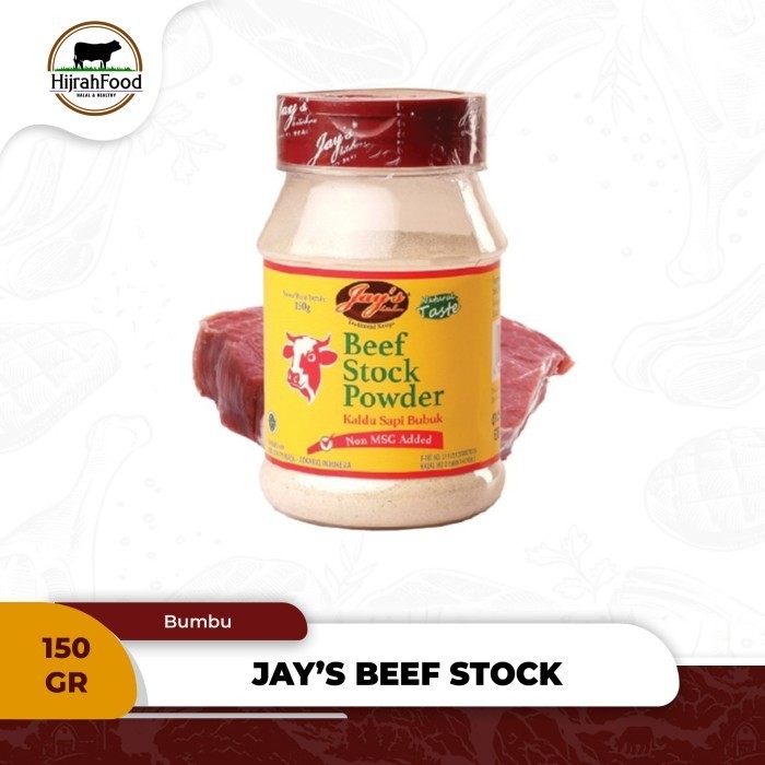 

Jay's Beef / Chicken / Kaldu Sapi / Ayam Bubuk Non MSG - Kaldu Sapi