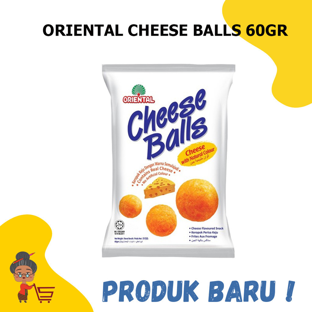 

ORIENTAL CHEESE BALLS 60GR / ORIENTAL CHEESE BALLS / CHEESE BALLS