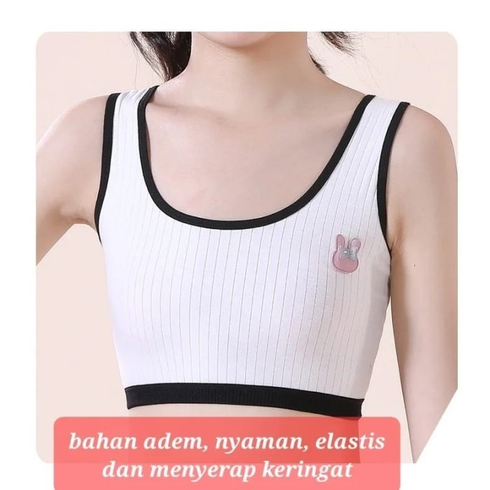 BAJUKIDDIE SPORTY MINISET SET PANTIE SPORT BRA ANAK REMAJA SD SMP ADEM - random