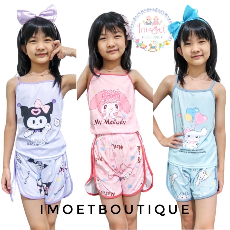 imoet.boutique - Setelan tanktop sanrio cinnamoroll my melody kuromi(GI0943)