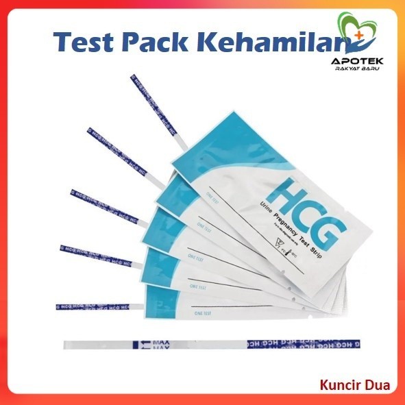 Test Pack Kehamilan HCG / Tes Kehamilan / Testpack Hamil HCG Strip