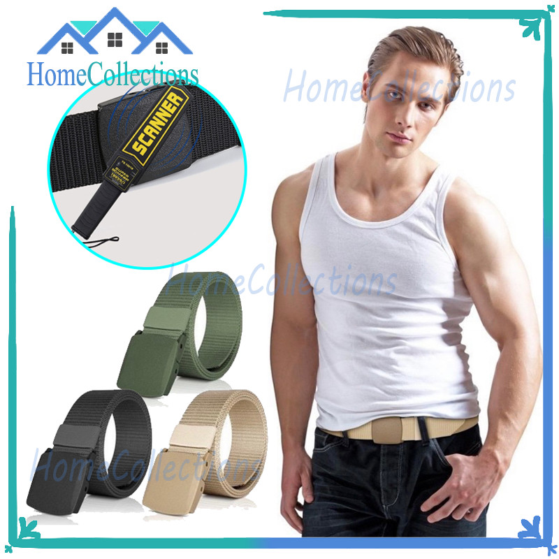Canvas Sabuk Berkualitas Premium/Sabuk Pria Canvas/Military Sabuk Anti Metal Detector