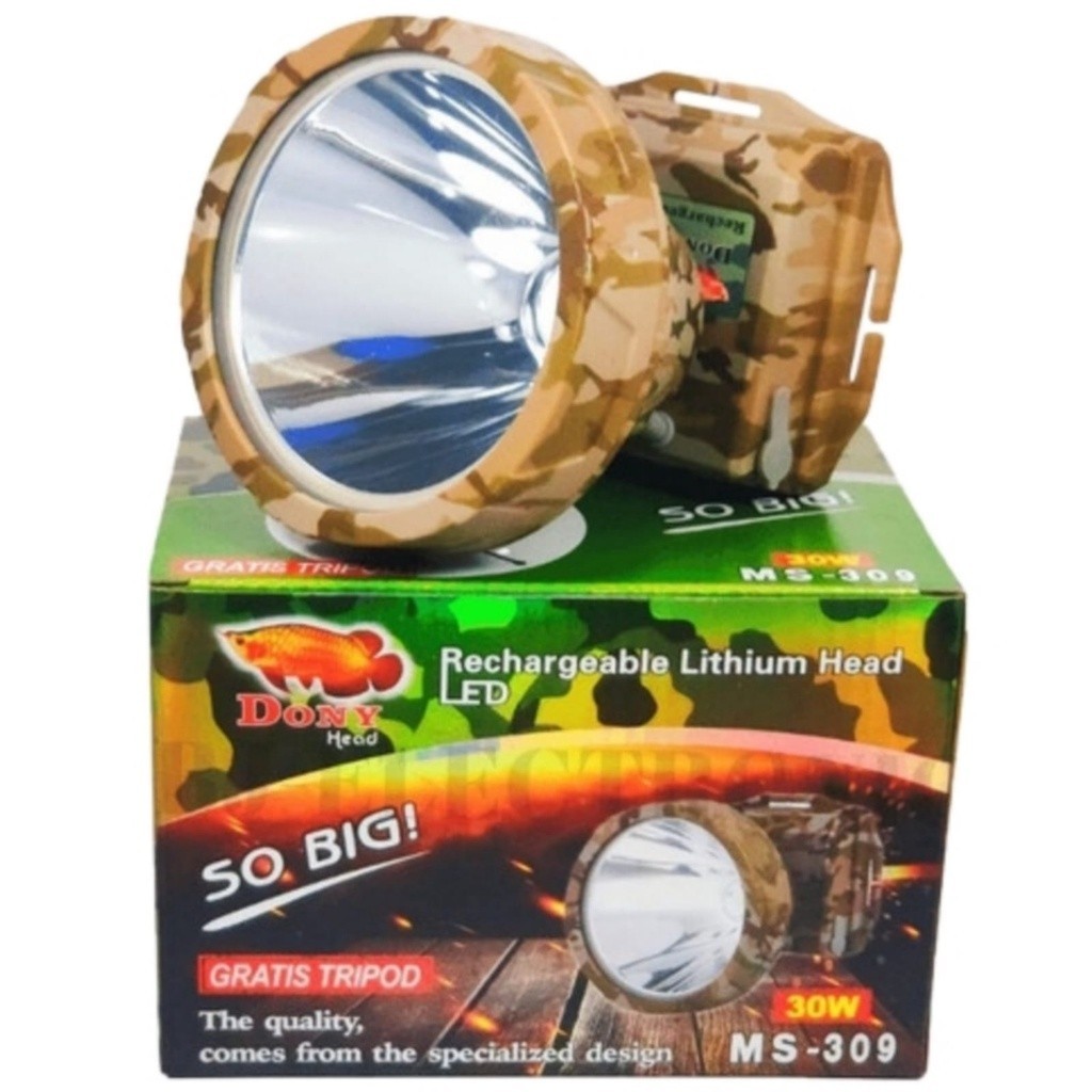 SENTER KEPALA DONY MS-309 - SO BIG - ORIGINAL - CAHAYA SUPER TERANG