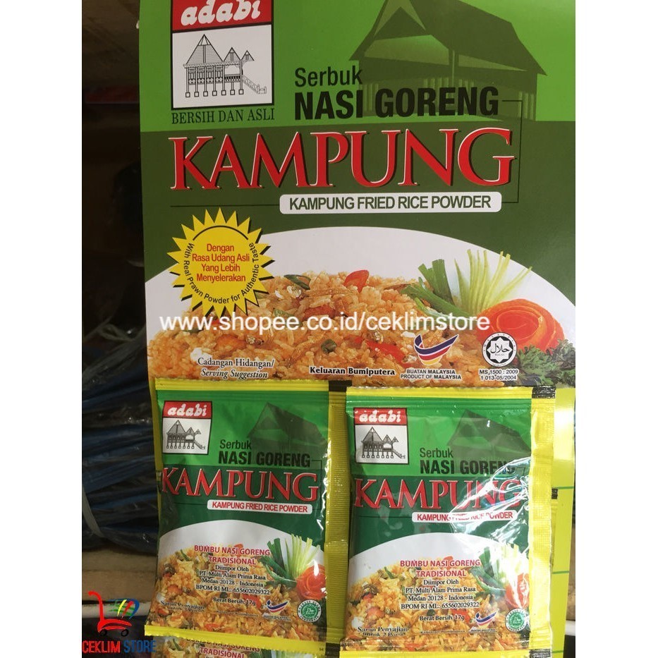 

Serbuk Nasi Goreng Kampung Adabi 2 Saset