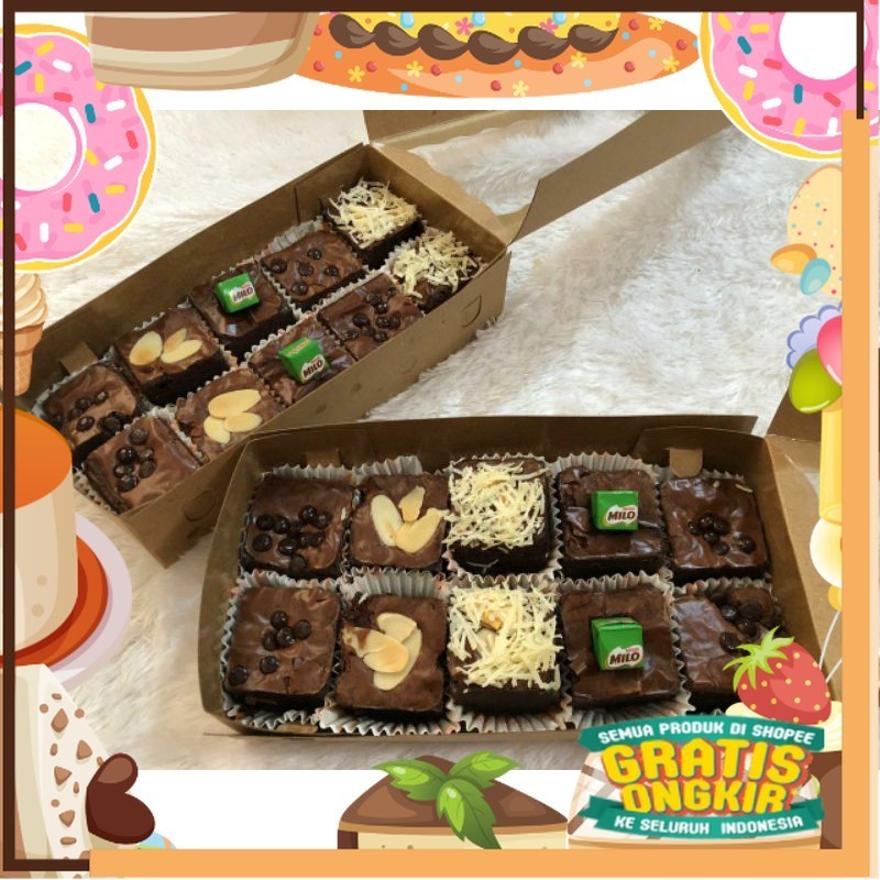 

brownies sekat bandung/ fudgy brownies/ King J Snack