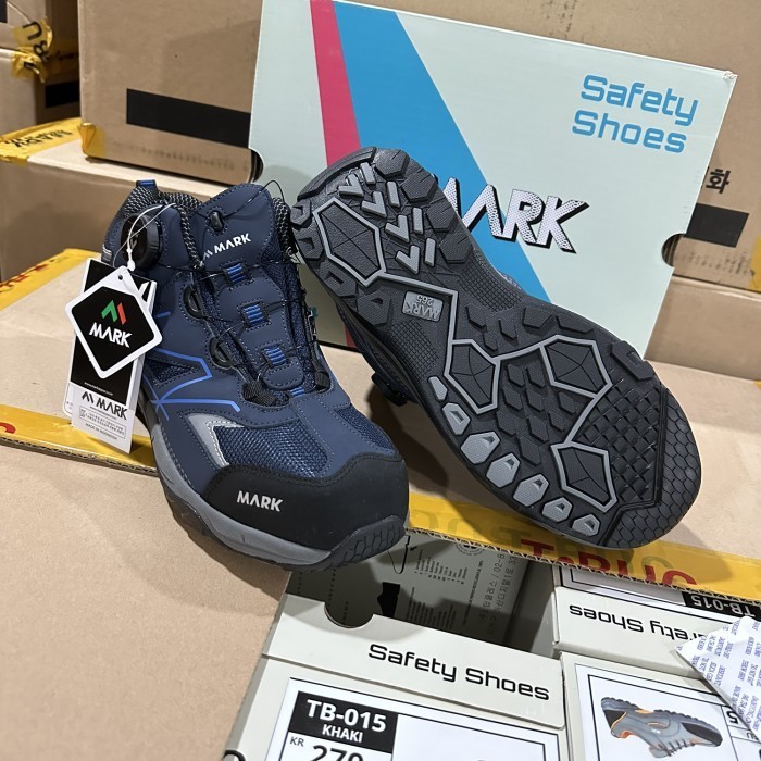 Sepatu Safety Shoes Mark N Tbuc Standart S1P Qc Original Eksport Korea - MARK MS - 6121, 37