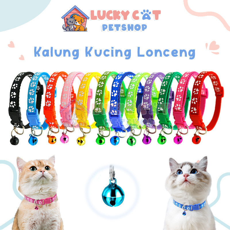 Kalung Kucing Anjing Kelinci Reflektif Lonceng Pet Cat Collar Neck Accessories