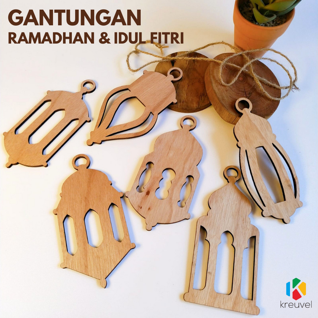 Hiasan Gantungan Ramadhan/Ornamen Gantungan Ramadhan Idul Fitri Mini