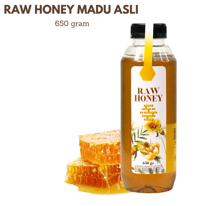 

Raw Honey Madu Asli Madu Murni 650 gram