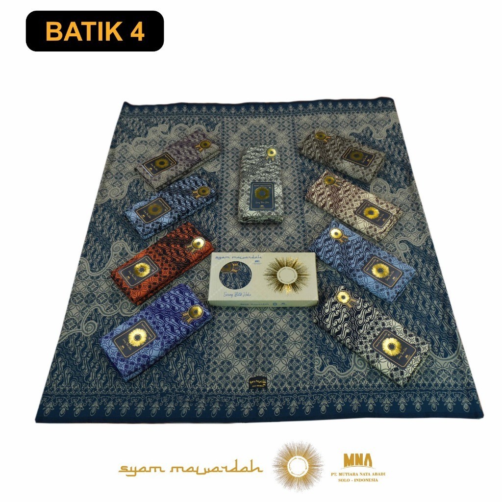 Sarung Batik Rayon Premium Rayon Viscose Syam Mawardah Motif 4