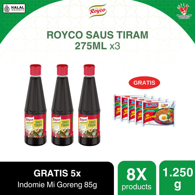 

Beli 3 Royco Saus Tiram 275ml GRATIS Indomie 5pcs