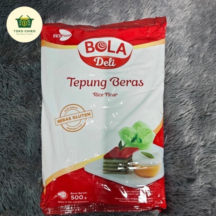 

Tepung beras Rice flour bola deli kemasan 500 gram