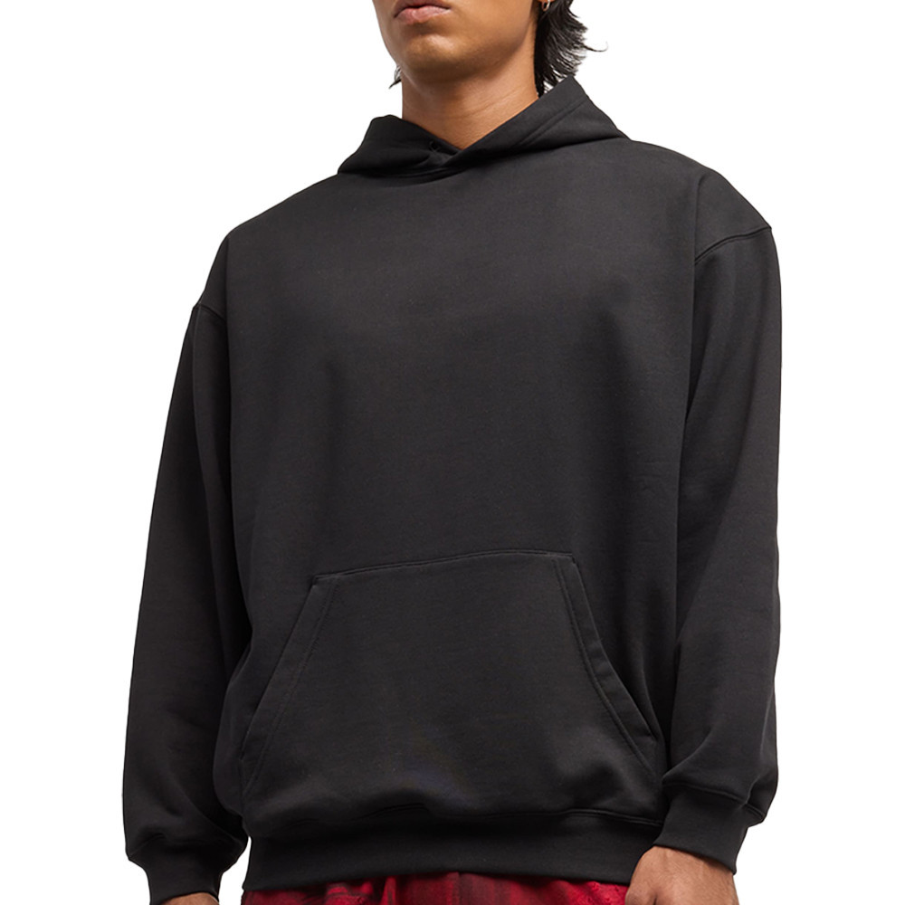 Hoodie Crop Box Pria Pabrik 10 Tahun Hoodie Polos Logo Kustom Hoodie Hoodie Katun Tanpa Tali untuk P