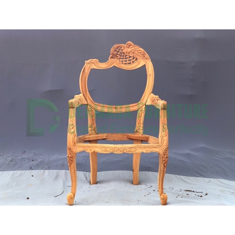 KURSI TAMU BULAN SABIT KAYU MAHONI KURSI TERAS KURSI PELAMINAN TERMURAH KARYA MEBEL  FURNITURE JEPAR
